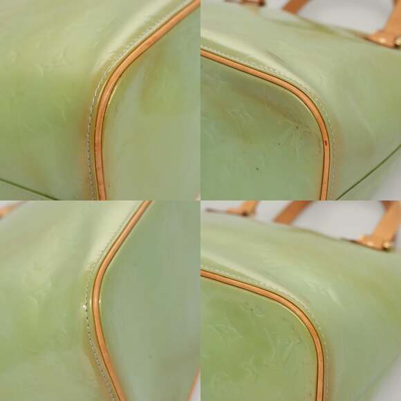 LOUIS VUITTON Monogram Vernis Houston Hand Bag Baby Blue M91005 - Picture 10 of 13